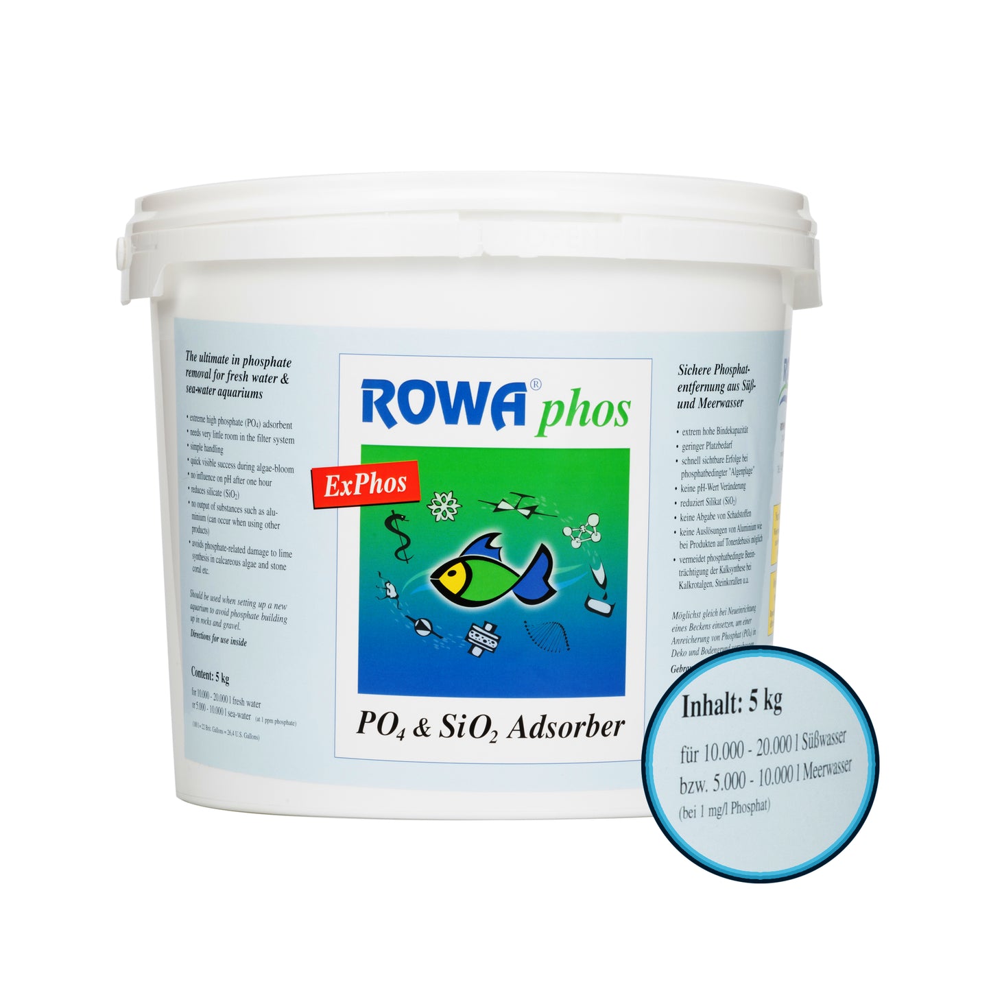 ROWAphos: PO₄ & SiO₂ Adsorber